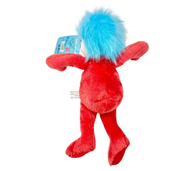 Dr. Seuss Thing 1 Plush Doll By Aurora 13" Washable Surface NWT - Picture 7 of 8